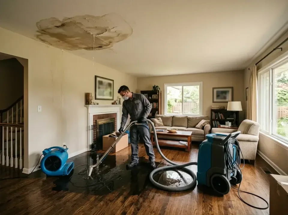 attic-pipe-burst-ceiling-drip-008 — frequently asked questions, Water Damage Restoration & Carpet Care in Osage Beach, MO